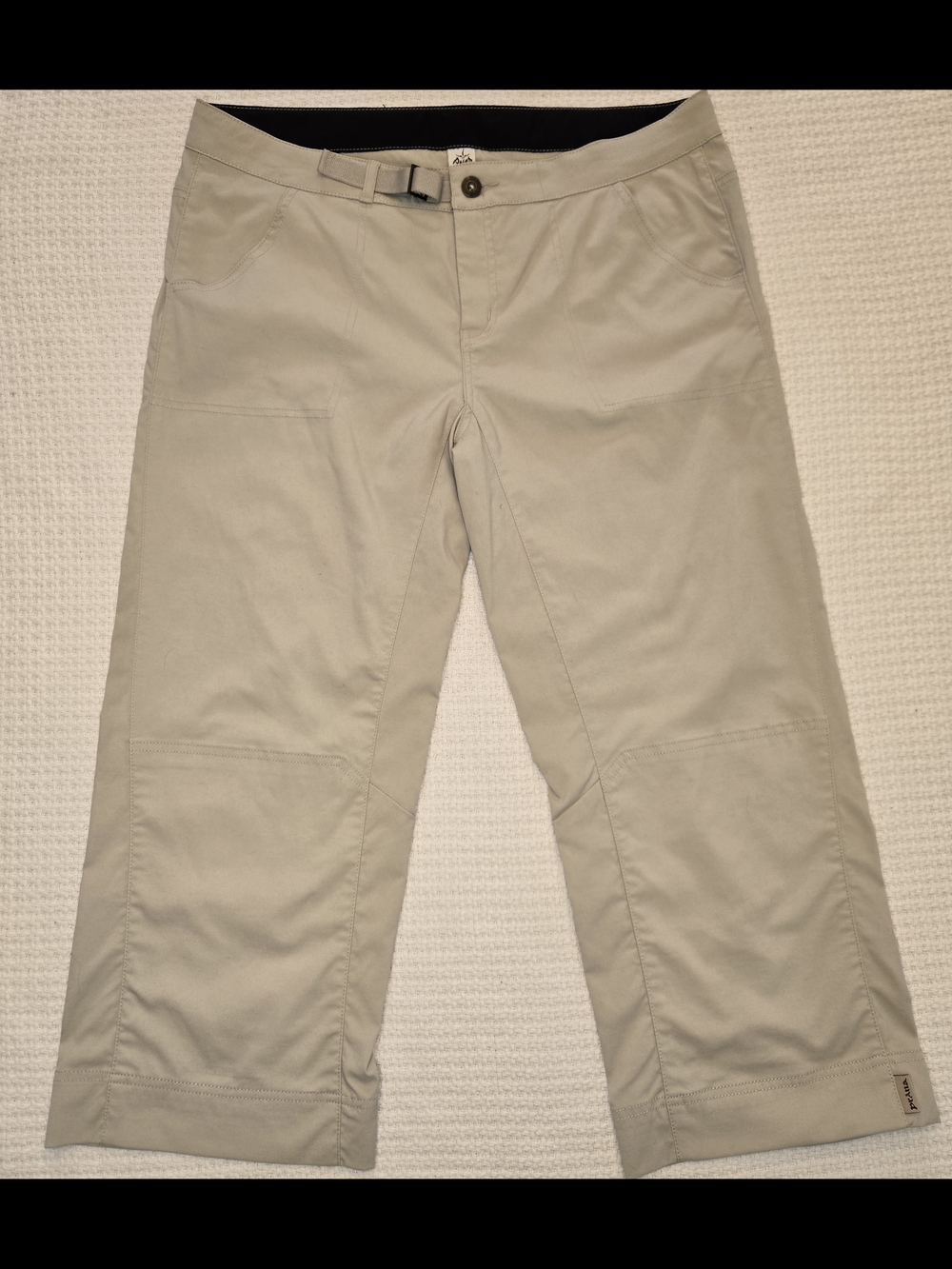 Prana Womens Beige Capri Pants Size 12
